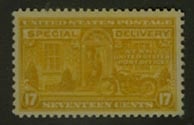 U.S. #E18 Motorcycle Delivery 17c MNH