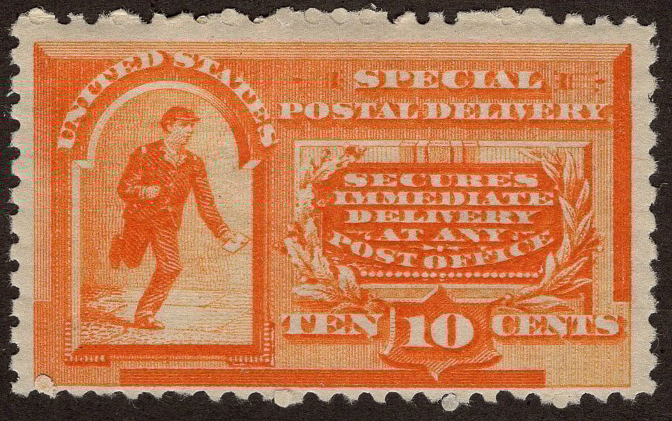 U.S. #E3 Messenger Running Mint