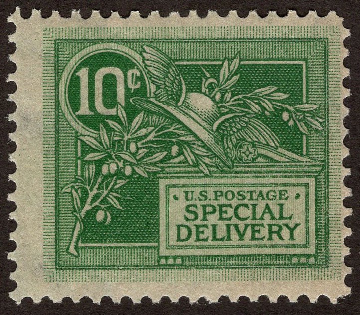 U.S. #E7 Helmet of Mercury - MNH