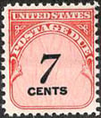U.S. #J95 7c Postage Due MNH