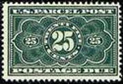 U.S. #JQ5 25c Parcel Post Due MNH
