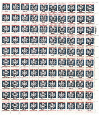 U.S. #O128 4c Official Mail