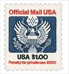 U.S. #O132 $1 Official MNH