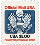 U.S. #O133 $5 Official MNH