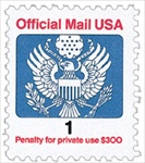 U.S. #O143 1c Official MNH