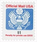 U.S. #O151 $1 Official MNH