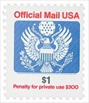 U.S. #O151 $1 Official MNH