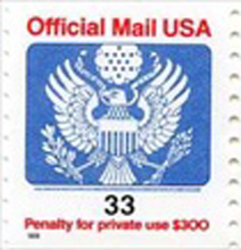 U.S. #O157 33c Official MNH