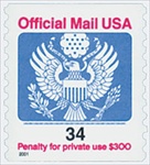 U.S. #O158 34c Official MNH