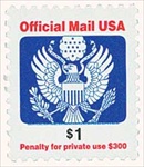U.S. #O161 $1 Official MNH