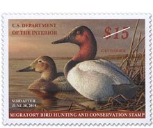 U.S. #RW81 Canvasback Duck Stamp 2014 MNH