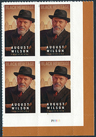U.S. #5555 August Wilson PNB of 4