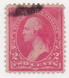 U.S. #248 2c Washington, pink, type I -Used