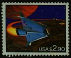 U.S. #2543 $2.90 Space Fantasy Used