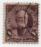U.S. #257  8c Sherman - Used