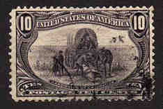 U.S. #290 Hardships of Emigration 10c Used