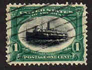 U.S. #294 1c Fast Lake Navigation Used