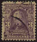 U.S. #302 3c Jackson Used