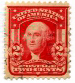 U.S. #319 Washington Perf. 12 2c Used