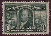 U.S. #323 Robert R. Livingston 1c Used