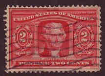 U.S. #324 Thomas Jefferson 2c Used