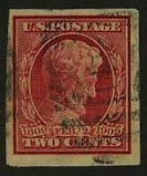 U.S. #368 Lincoln Centenary Imperforate Used