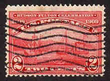 U.S. #372 Hudson-Fulton Perf. 12 Used