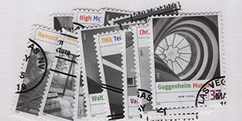 U.S. #3910a-l Modern Architecture, 12 Singles Used