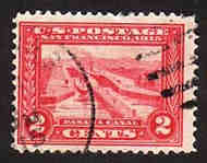 U.S. #398 Pedro Miguel Locks 2c Used