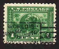 U.S. #401 Vasco Nunez de Balboa 1c Used