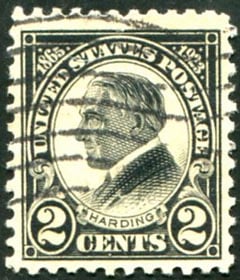 U.S. #610 Harding Memorial - Perf. 11 Used