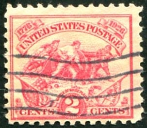 U.S. #629 Battle of White Plains Single Used