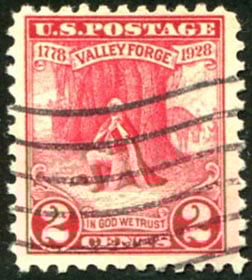 U.S. #645 Valley Forge Used