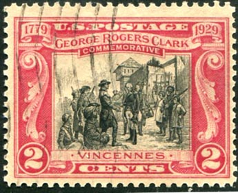 U.S. #651 Surrender of Fort Sackville Used