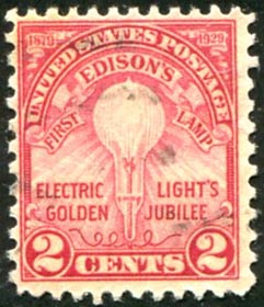 U.S. #655 Electric Light Perf. 11x10-1/2 Used