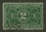 U.S. #JQ2 2c Parcel Post Due Used
