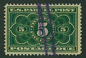 U.S. #JQ3 5c Parcel Post Due Used