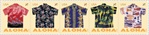 U.S. #4596a Aloha Shirts 32c, Strip of 5