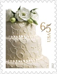U.S. #4602 65c Wedding Cake '2012'