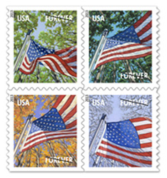 U.S. #4781a A Flag for All Seasons Block of 4 (Ashton Potter)