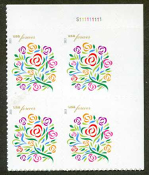 U.S. #4764 Where Dreams Blossom, PNB of 4
