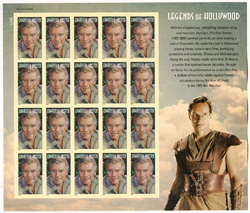 U.S. #4892 Charlton Heston, Pane of 20