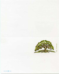U.S. #UY52 Tree Postal Reply Card