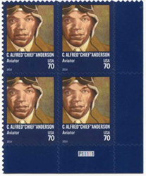 U.S. #4879 Alfred "Chief" Anderson PNB of 4
