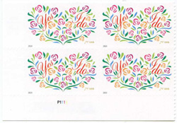 U.S. #4881 Yes I Do 2014 PNB of 4