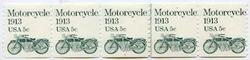 U.S. #1899 5c Motorcycle 1913 PNC(5) #4