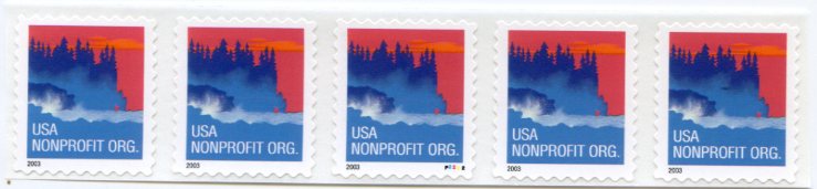 U.S. #3785a 5c Seacost PNC(5) #P2222