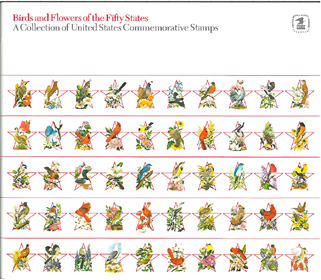 USPS Birds and Flowers Set in Harbound