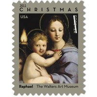 U.S. #4570 Madonna & Child 2011 Christmas