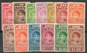 U.S. #R1-13 Potato Stamps MNH